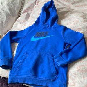 Kids Nike hoodie S blue